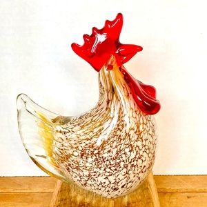 Art Glass Rooster